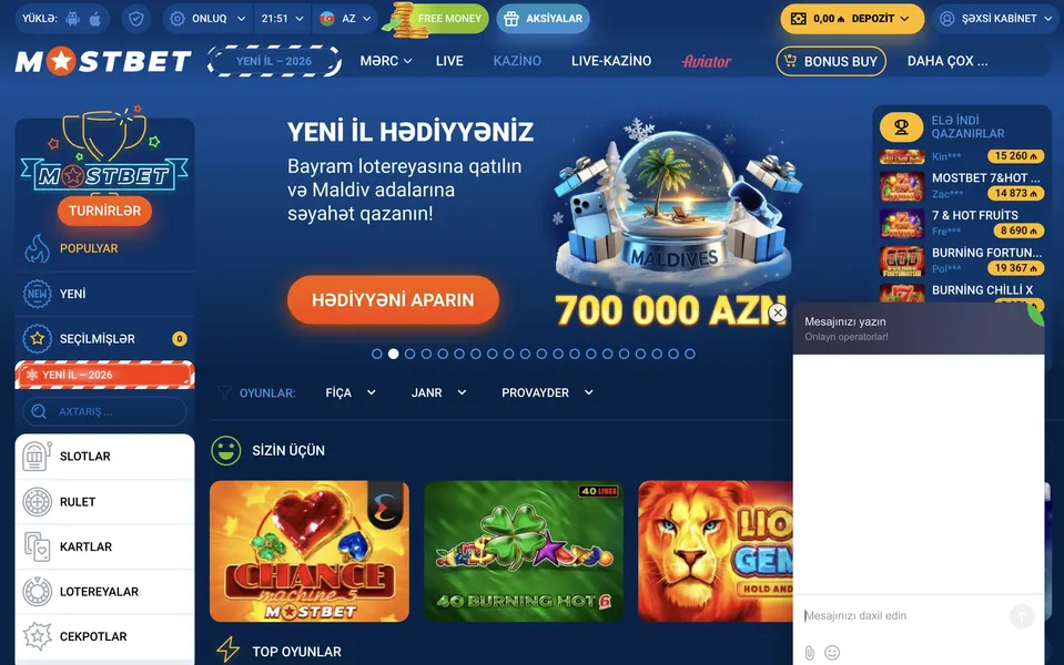Mostbet AZ müştəri dəstəyi